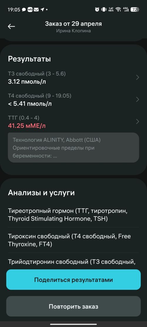 Повышенный ТТГ, узи - фото №1